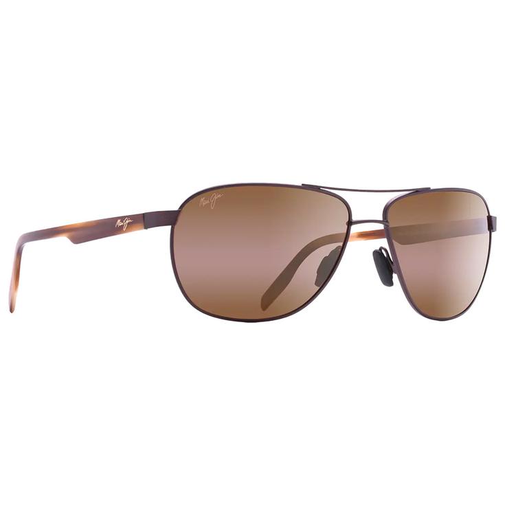 Maui Jim Lunettes de soleil Castles Chocolat Mat Bronze Hcl Minéral Superthin Présentation