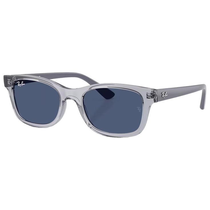 Ray Ban Lunettes de soleil RB9086S Kids Polished Grey Translucide Blue Présentation
