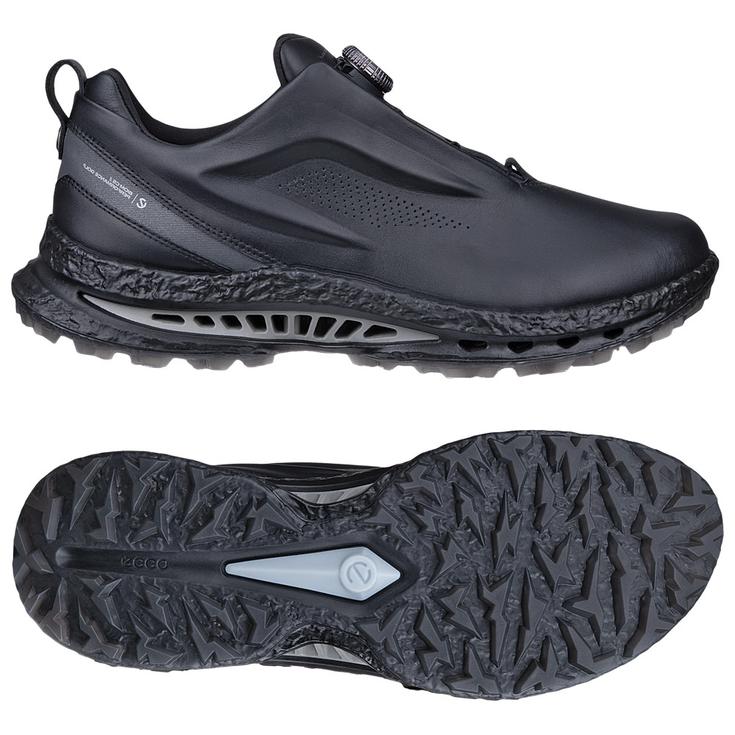 Ecco Chaussures sans spikes Biom C5 BOA Premium Black Dark Silver Présentation