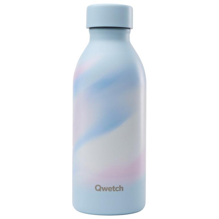 Qwetch Trinkflasche Icon 500ml Aura Pastel Bleu Präsentation Qwetch Trinkflasche Icon 500ml Aura Pastel Bleu Präsentation