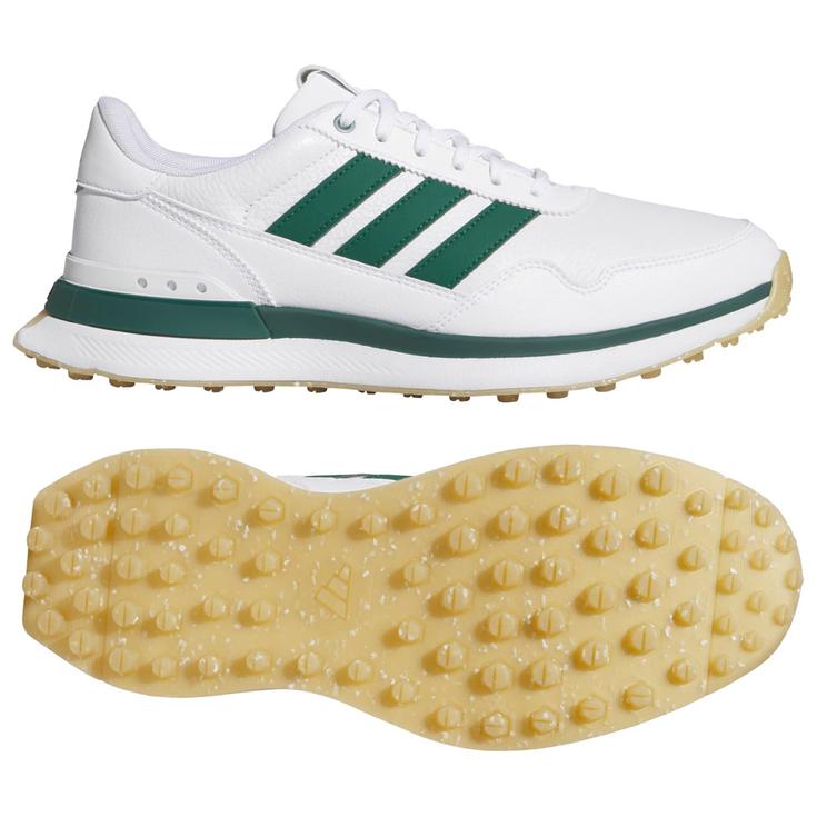 adidas Schuhe ohne Spikes S2G Leather White Collegiate Green Präsentation