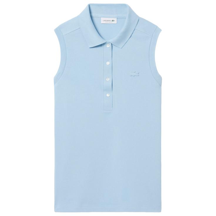 Lacoste Polohemde L.12.D Slim Fit Sleeveless Stretch Chambray Präsentation