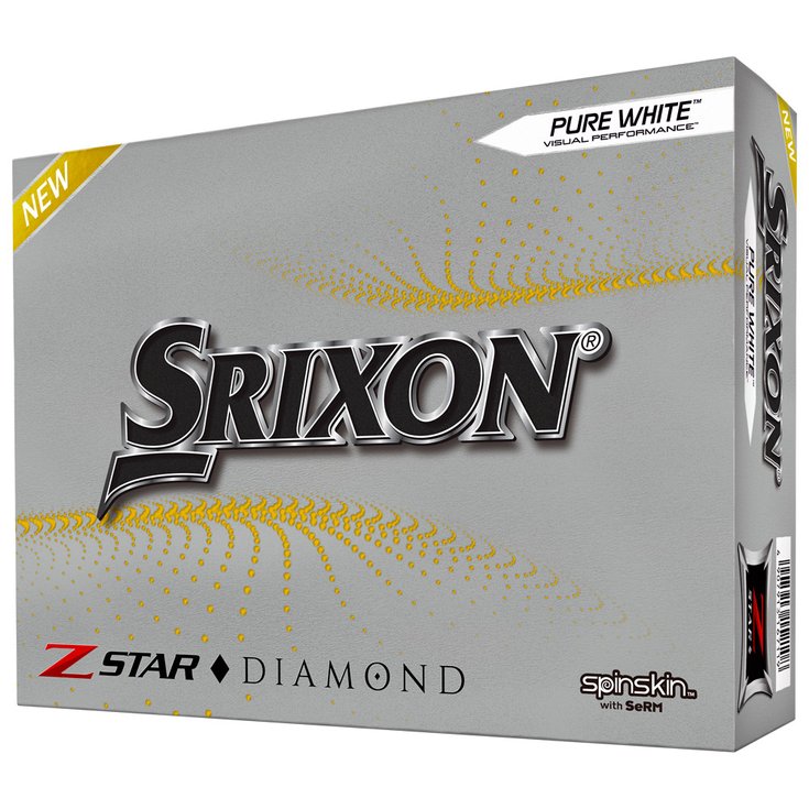 Srixon Balles neuves Z-Star Diamond White Présentation