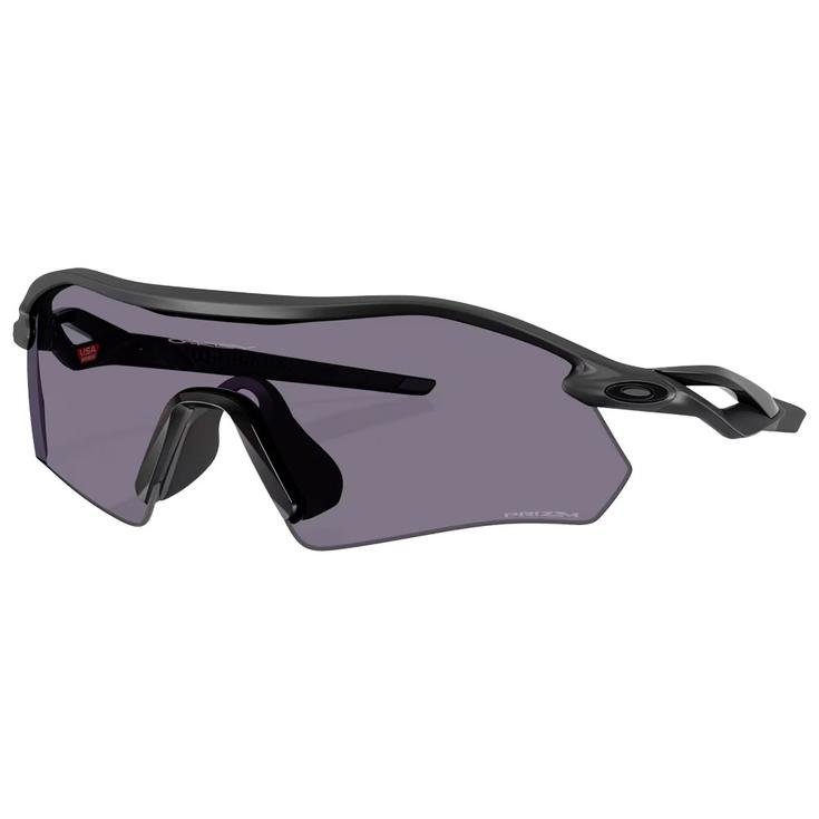 Oakley Sonnenbrille Radar Plate Matte Black Prizm Grey Präsentation