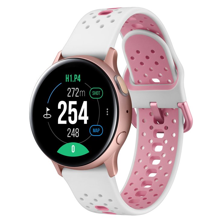 Samsung Montres GPS Galaxy Watch Active2 Golf Edition 40mm White Pink Présentation