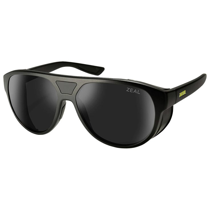 Zeal Sonnenbrille Selkirk Matte Black Ellume Polarized Dark Grey Präsentation