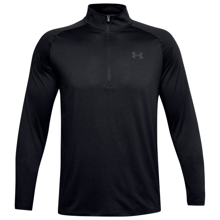 Under Armour Pull Tech 2.0 1/2 Zip Black Présentation