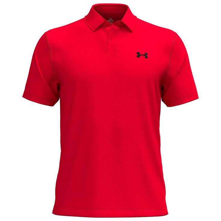 Under Armour Polohemde T2G Pique Polo Racer Red Black Präsentation