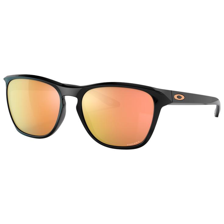 Oakley Sonnenbrille Manorburn Polished Black Prizm Rose Gold Präsentation