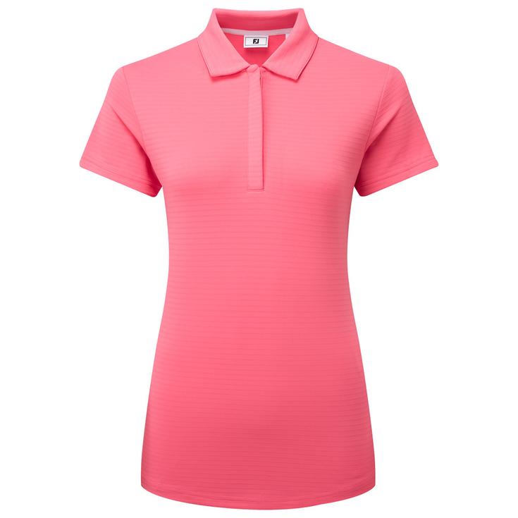 Footjoy Polo Jacquard SS Shirt Pink Présentation