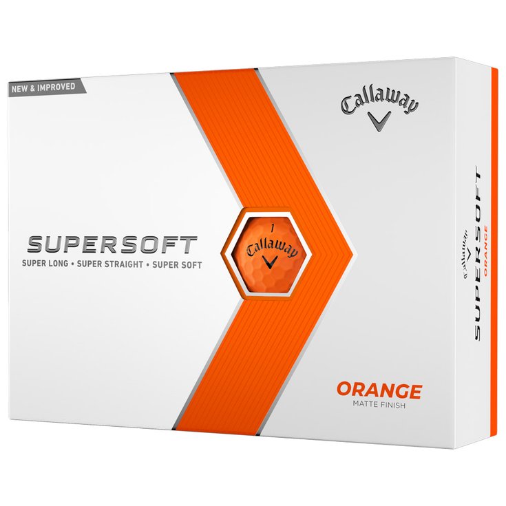 Callaway Golf Balles neuves Supersoft Orange Présentation