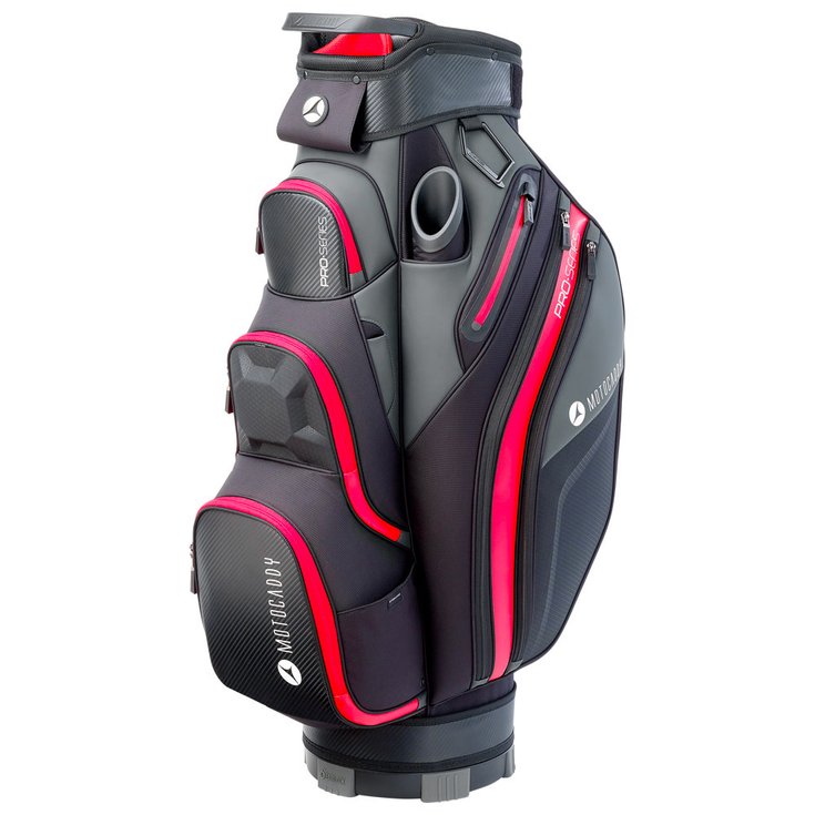 MotoCaddy Cartbag (Komplettsatz) Pro Series Black Red Präsentation