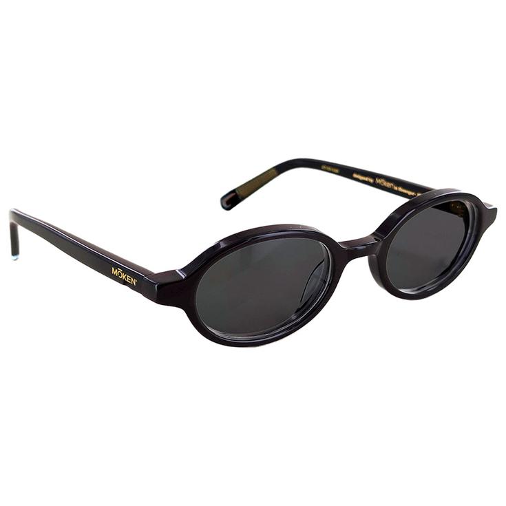 Moken Vision Sonnenbrille Darcy Black Grey Polarized Präsentation