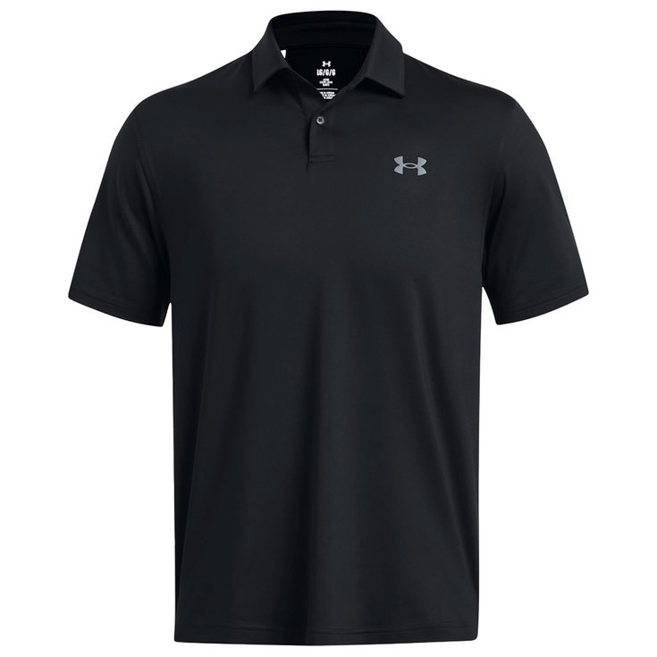 Under Armour T2G Polo Black Pitch Gray 