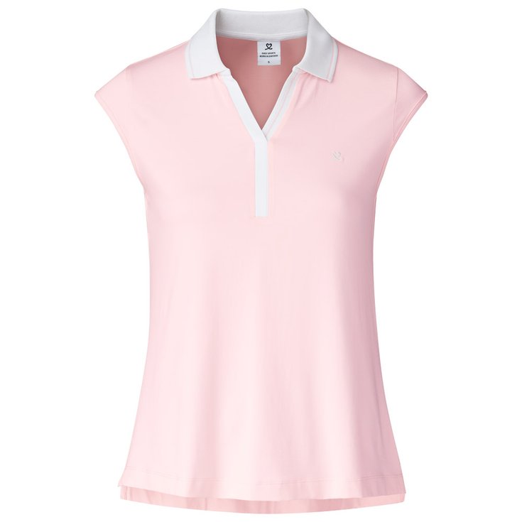 Daily Sports Polo Indra SL Polo Shirt Pink Détail golf 1