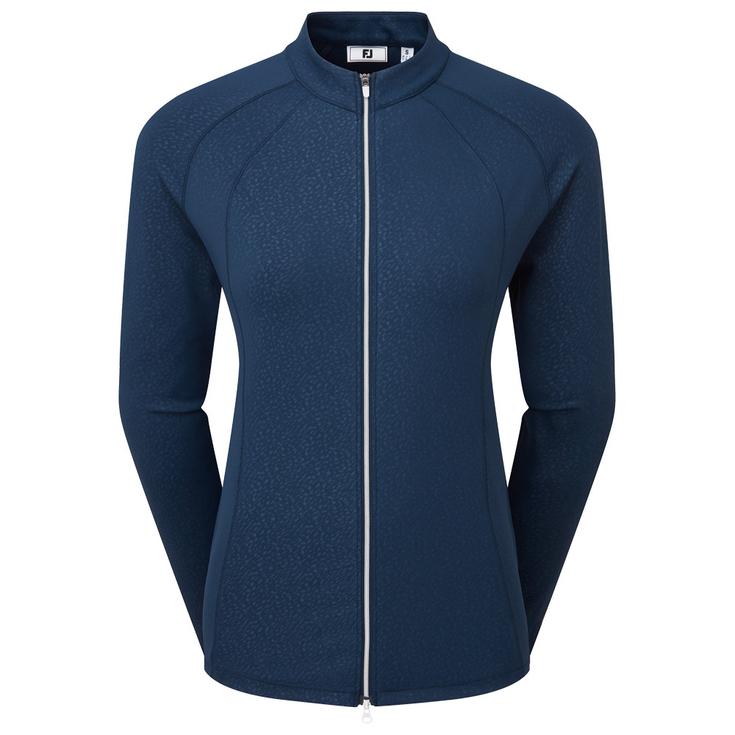 Footjoy Veste Embossed Full-Zip Midlayer Navy Présentation