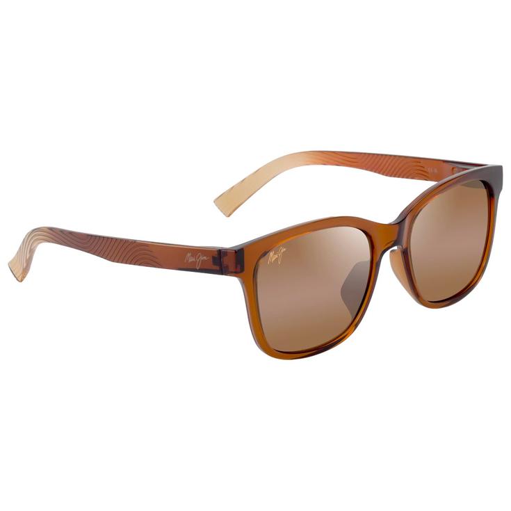 Maui Jim Sonnenbrille Owelo Shiny Trans Dark Brown Hcl Bronze MauiPure Präsentation