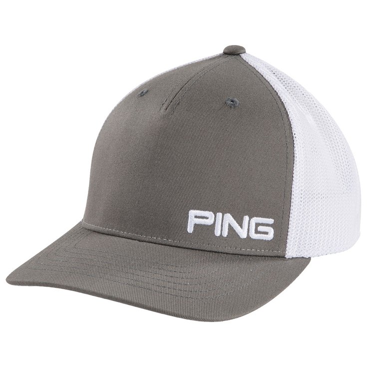 Ping Cap Ping Corner Mesh Grey White - AJUSTABLE Präsentation