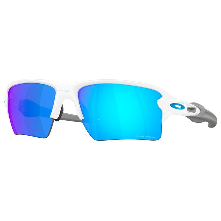 Oakley Sonnenbrille Flak 2.0 Xxl Polished White Prizm Sapphire Präsentation