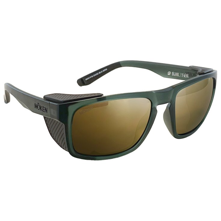 Moken Vision Sonnenbrille Santo Sage Black Copper Cat.3 Polarized Präsentation