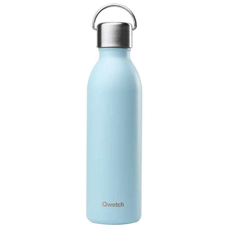 Qwetch Trinkflasche Active 600ml Matt Pastel Bleu Präsentation