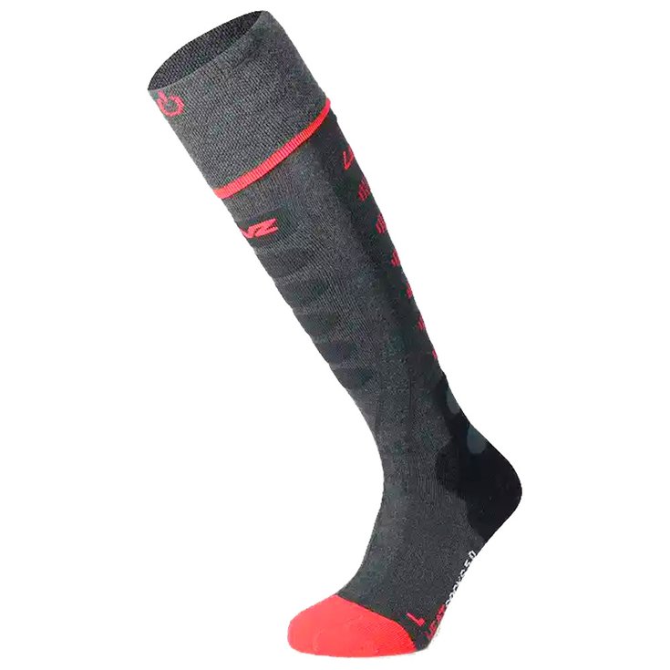 Lenz Heat Sock 5.1 Toe Cap Regular Fit Anthracite Rouge 