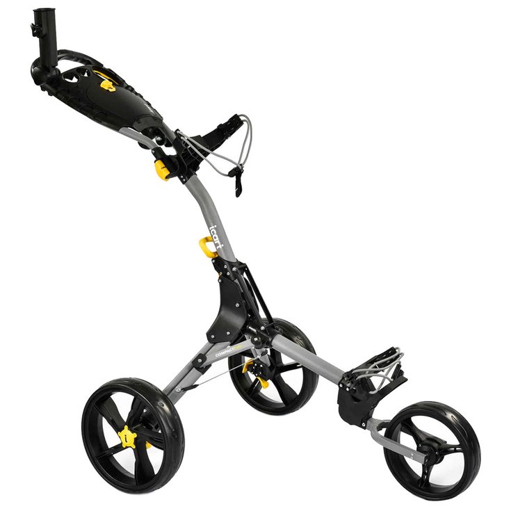 iCart Chariots manuels 3 roues Compact Evo Push Trolley Grey Présentation