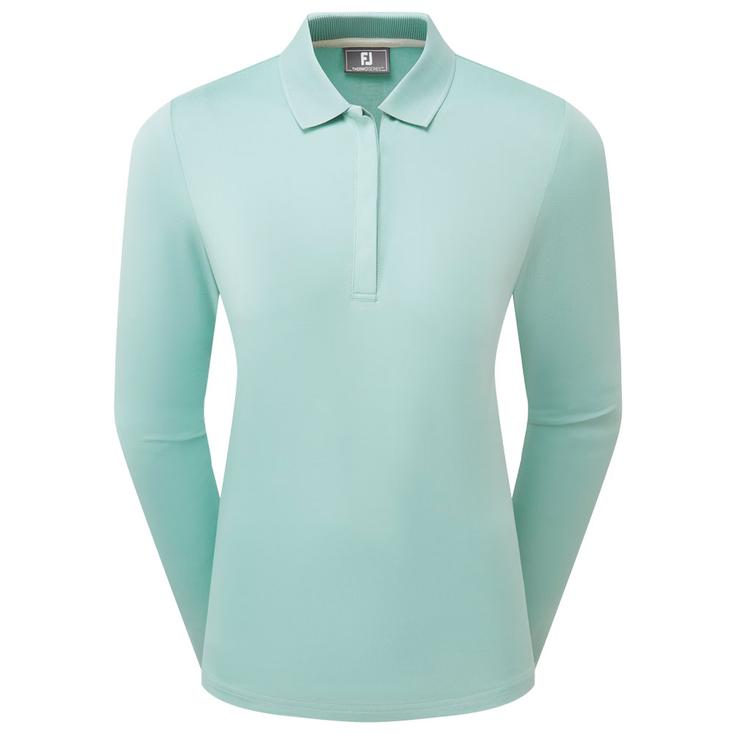 Footjoy Polohemde Thermoseries Long Sleeves Eucalyptus Präsentation