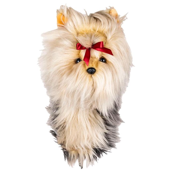 Daphne Schlägerhaube Couvre-Bois Peluche Yorkshire Terrier Präsentation