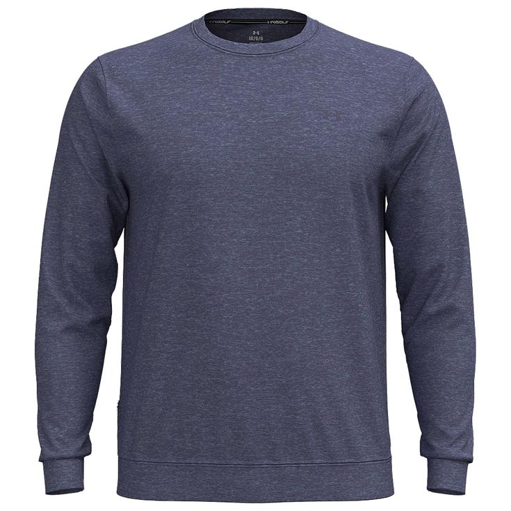 Under Armour Pullover Drive Midlayer Crew Downpour Gray Gravel Präsentation