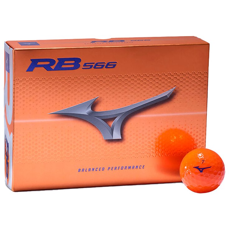 Mizuno Neue Golfbälle Rb 566 Orange Präsentation