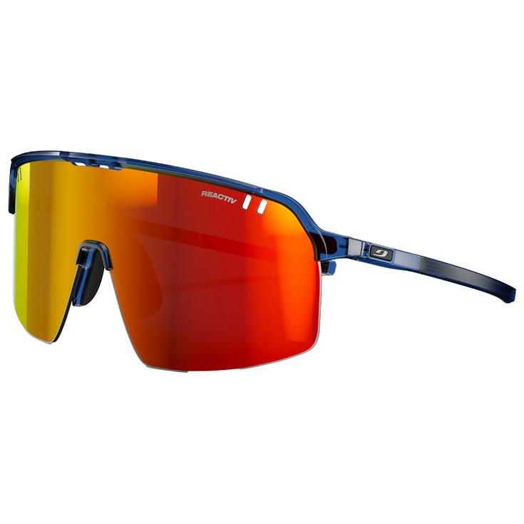 Julbo Sonnenbrille Intensity Translucide Brillant Bleu Noir Reactiv 1-3 Light Amplifier Präsentation