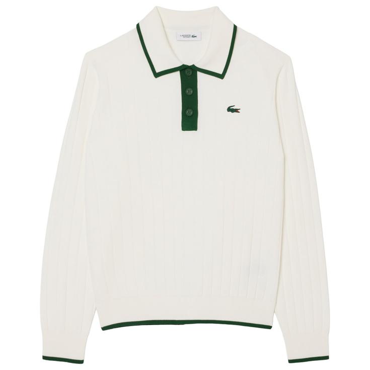 Lacoste Pullover Sweat Farine Vert Präsentation