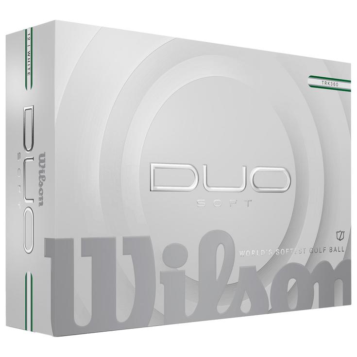 Wilson Neue Golfbälle Duo Soft Track 360 Green Silver Präsentation