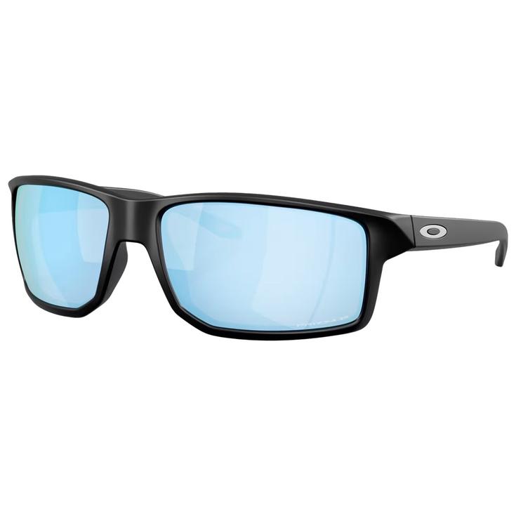 Oakley Sonnenbrille Gibston XL Matte Black Prizm Deep Water Polarized Präsentation