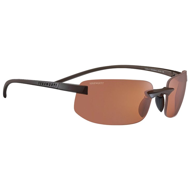 Serengeti Sonnenbrille Lupton S Shiny Dark Brown PhD 2.0 Polarized Drivers Präsentation