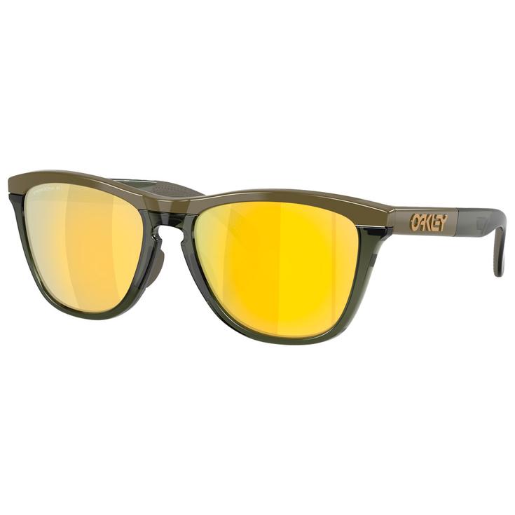 Oakley Sonnenbrille Frogskins Range XL Dark Brush Prizm 24k Polarized Präsentation