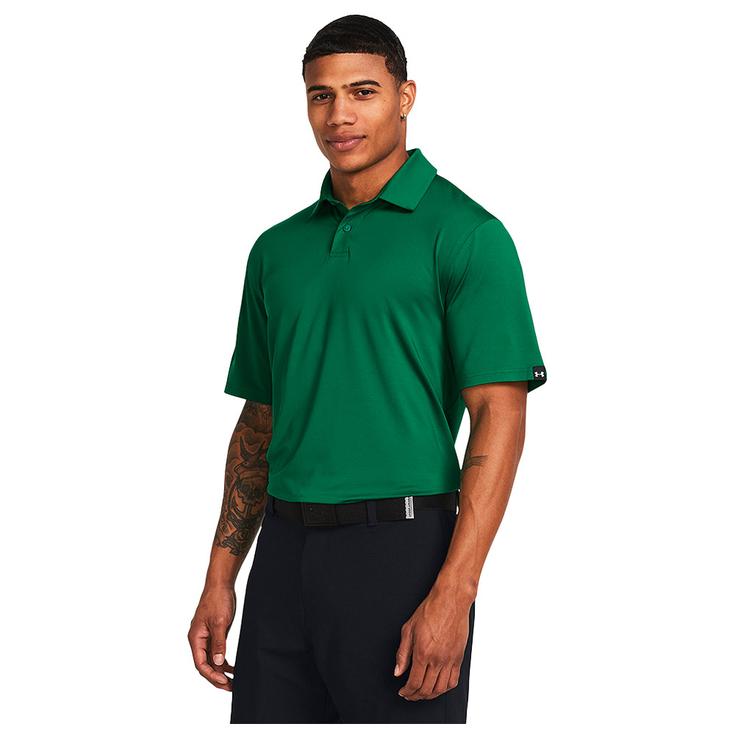 Under Armour Polohemde T2G Polo Loose Body Classic Green Black Präsentation