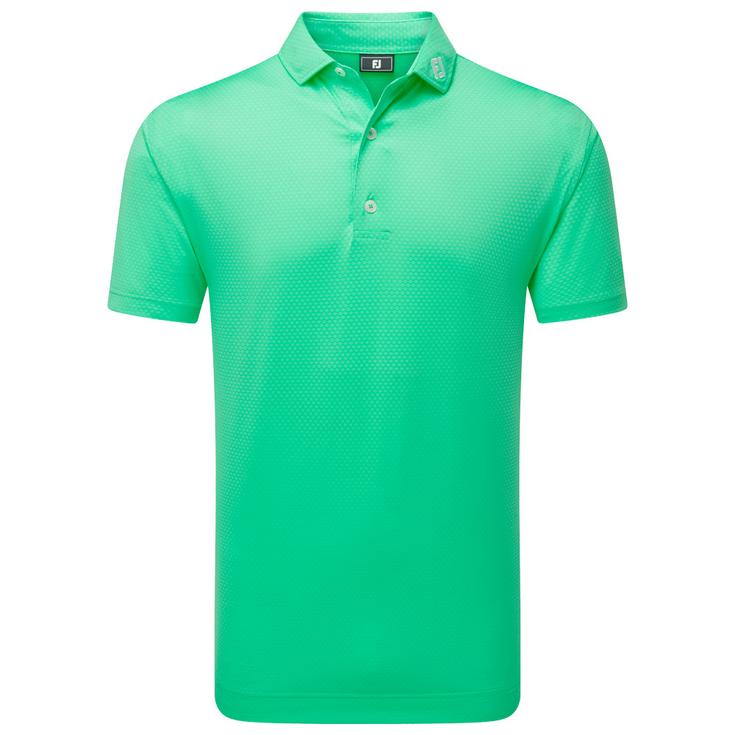 Footjoy Polohemde Abacus Print Seafoam Präsentation