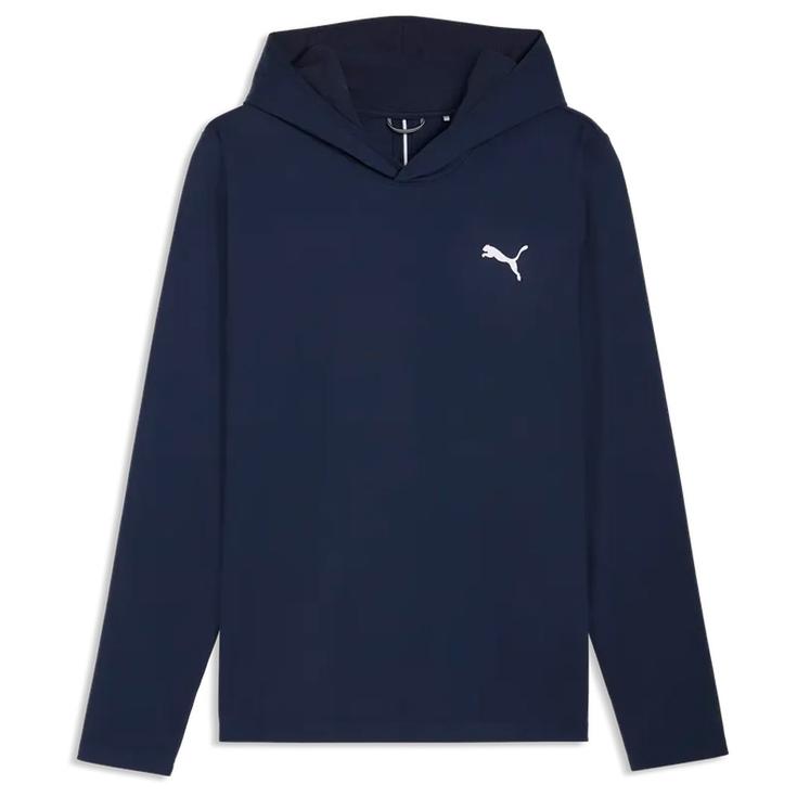 Puma Golf Sweat Cloudspun Tech Hoodie Tour Deep Navy Présentation
